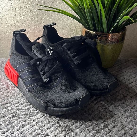 adidas Other - Adidas NMD_R1 'Tone Black and Red Shoes Sz 5